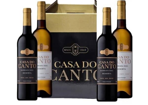 Vinho Tinto ou Branco Reserva Casa do Canto 3x750ml