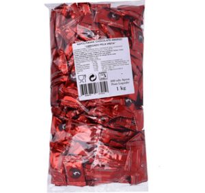 Napolitana  Obg p/visita Choc Amargo 1Kg